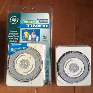 NEW Lot Of 2 GE 7 Day Random Timer  GE5111